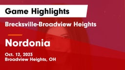 Brecksville-Broadview Heights  vs Nordonia  Game Highlights - Oct. 12, 2023