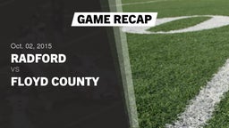 Recap: Radford  vs. Floyd County 2015
