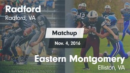 Matchup: Radford  vs. Eastern Montgomery 2016
