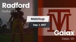 Matchup: Radford  vs. Galax  2017