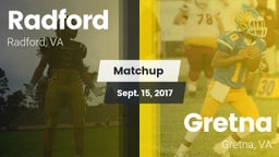 Matchup: Radford  vs. Gretna  2017