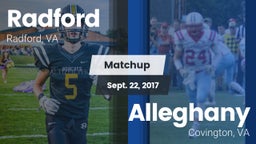 Matchup: Radford  vs. Alleghany  2017