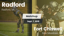 Matchup: Radford  vs. Fort Chiswell  2018