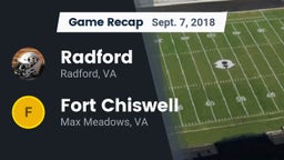 Recap: Radford  vs. Fort Chiswell  2018