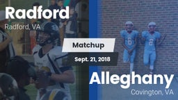 Matchup: Radford  vs. Alleghany  2018