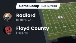 Recap: Radford  vs. Floyd County  2018