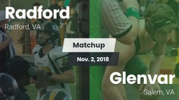 Matchup: Radford  vs. Glenvar  2018