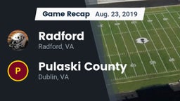 Recap: Radford  vs. Pulaski County  2019