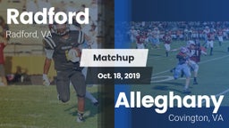 Matchup: Radford  vs. Alleghany  2019