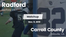 Matchup: Radford  vs. Carroll County  2019
