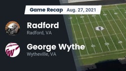 Recap: Radford  vs. George Wythe  2021