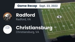 Recap: Radford  vs. Christiansburg  2022