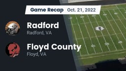 Recap: Radford  vs. Floyd County  2022