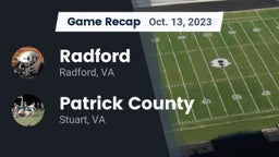 Recap: Radford  vs. Patrick County  2023