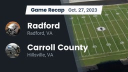 Recap: Radford  vs. Carroll County  2023
