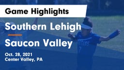 Southern Lehigh  vs Saucon Valley  Game Highlights - Oct. 28, 2021