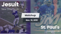 Matchup: Jesuit  vs. St. Paul's  2018