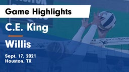 C.E. King  vs Willis  Game Highlights - Sept. 17, 2021