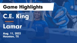 C.E. King  vs Lamar  Game Highlights - Aug. 11, 2022