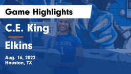 C.E. King  vs Elkins  Game Highlights - Aug. 16, 2022