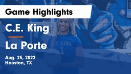 C.E. King  vs La Porte  Game Highlights - Aug. 25, 2022