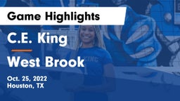C.E. King  vs West Brook  Game Highlights - Oct. 25, 2022
