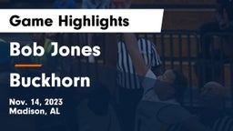 Bob Jones  vs Buckhorn  Game Highlights - Nov. 14, 2023