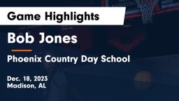 Bob Jones  vs Phoenix Country Day School Game Highlights - Dec. 18, 2023