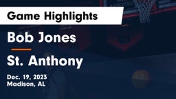 Bob Jones  vs St. Anthony  Game Highlights - Dec. 19, 2023