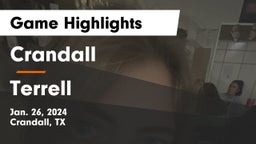 Crandall  vs Terrell  Game Highlights - Jan. 26, 2024