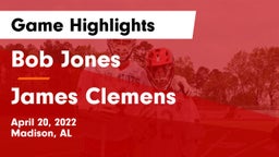 Bob Jones  vs James Clemens  Game Highlights - April 20, 2022