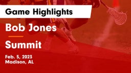 Bob Jones  vs Summit  Game Highlights - Feb. 5, 2023