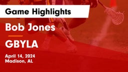 Bob Jones  vs GBYLA Game Highlights - April 14, 2024