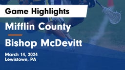 Mifflin County  vs Bishop McDevitt  Game Highlights - March 14, 2024