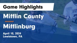 Mifflin County  vs Mifflinburg  Game Highlights - April 10, 2024