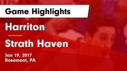 Harriton  vs Strath Haven  Game Highlights - Jan 19, 2017
