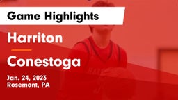 Harriton  vs Conestoga  Game Highlights - Jan. 24, 2023