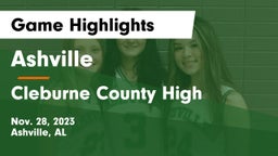 Ashville  vs  Cleburne County High  Game Highlights - Nov. 28, 2023
