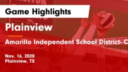 Plainview  vs Amarillo Independent School District- Caprock  Game Highlights - Nov. 16, 2020