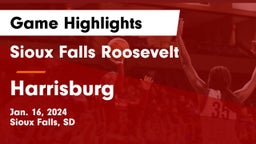 Sioux Falls Roosevelt  vs Harrisburg  Game Highlights - Jan. 16, 2024