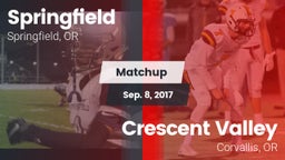 Matchup: Springfield High vs. Crescent Valley  2017