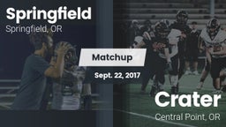 Matchup: Springfield High vs. Crater  2017