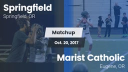Matchup: Springfield High vs. Marist Catholic  2017