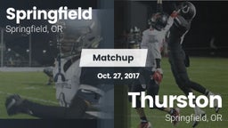 Matchup: Springfield High vs. Thurston  2017