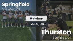 Matchup: Springfield High vs. Thurston  2018