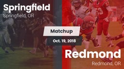 Matchup: Springfield High vs. Redmond  2018
