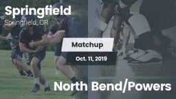 Matchup: Springfield High vs. North Bend/Powers 2019