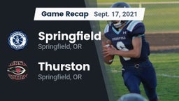 Recap: Springfield  vs. Thurston  2021