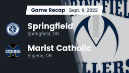 Recap: Springfield  vs. Marist Catholic  2022