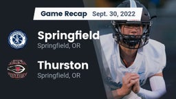 Recap: Springfield  vs. Thurston  2022